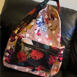Herschel floral backpack